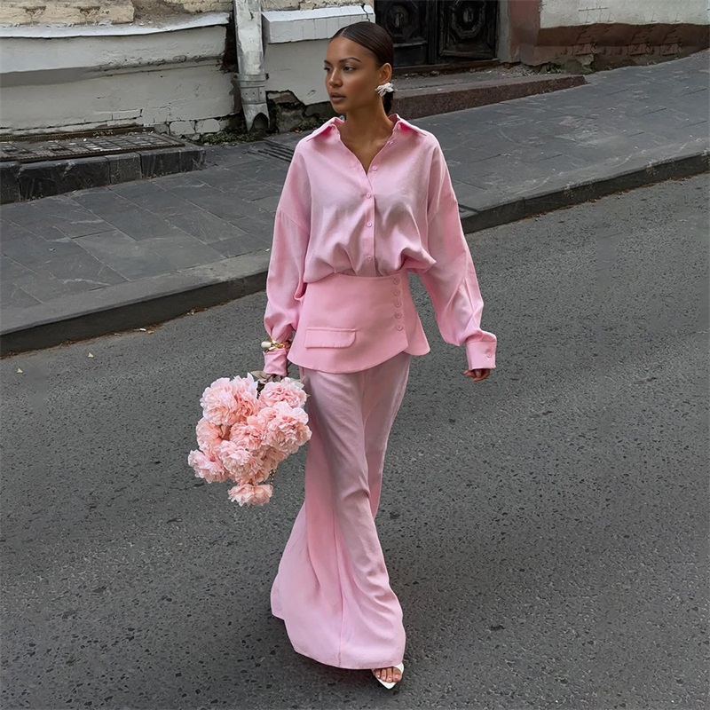 Autumn Pink Black Women Suit S - Formal Wear Gowns For Women reseña y precio