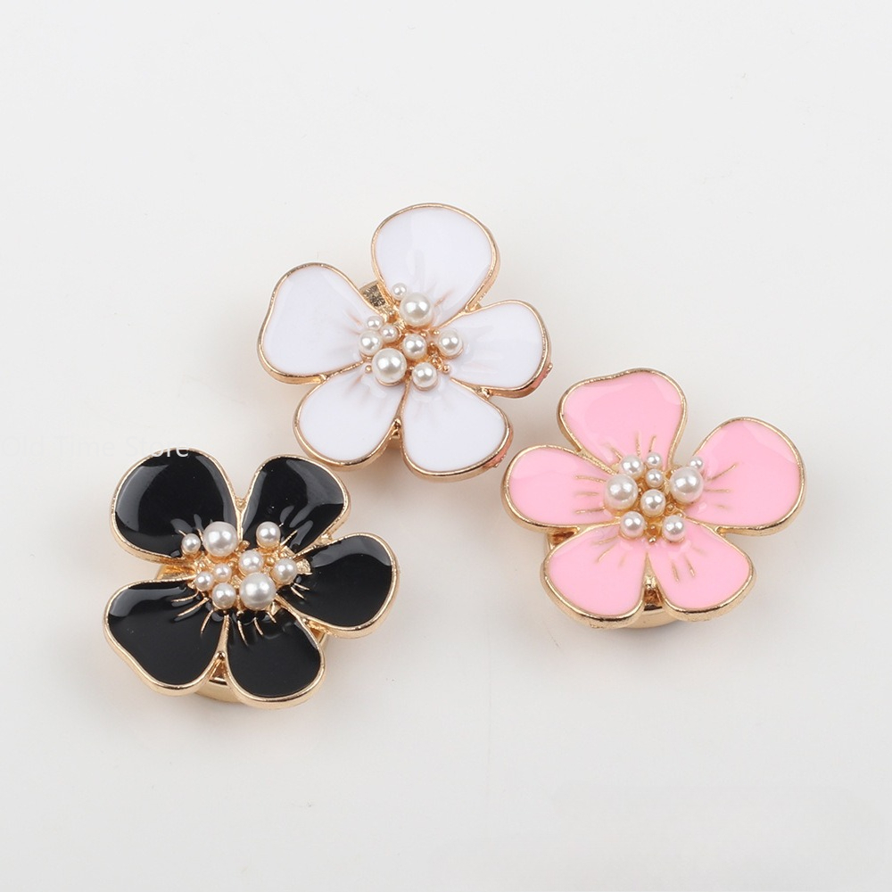 1pc Pearl Camellia Button Cove - Women'S Formal Wear Accessories reseña y precio
