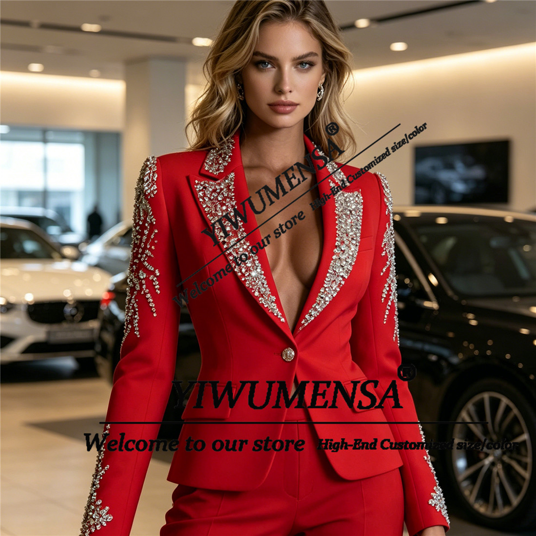 Luxury Women Suits 2 Pieces Se - Women'S Formal Wear Suit reseña y precio