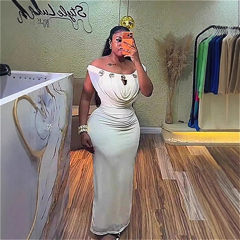 Long Dress Women Off Shoulder  - Wrap Dress Work reseña y precio