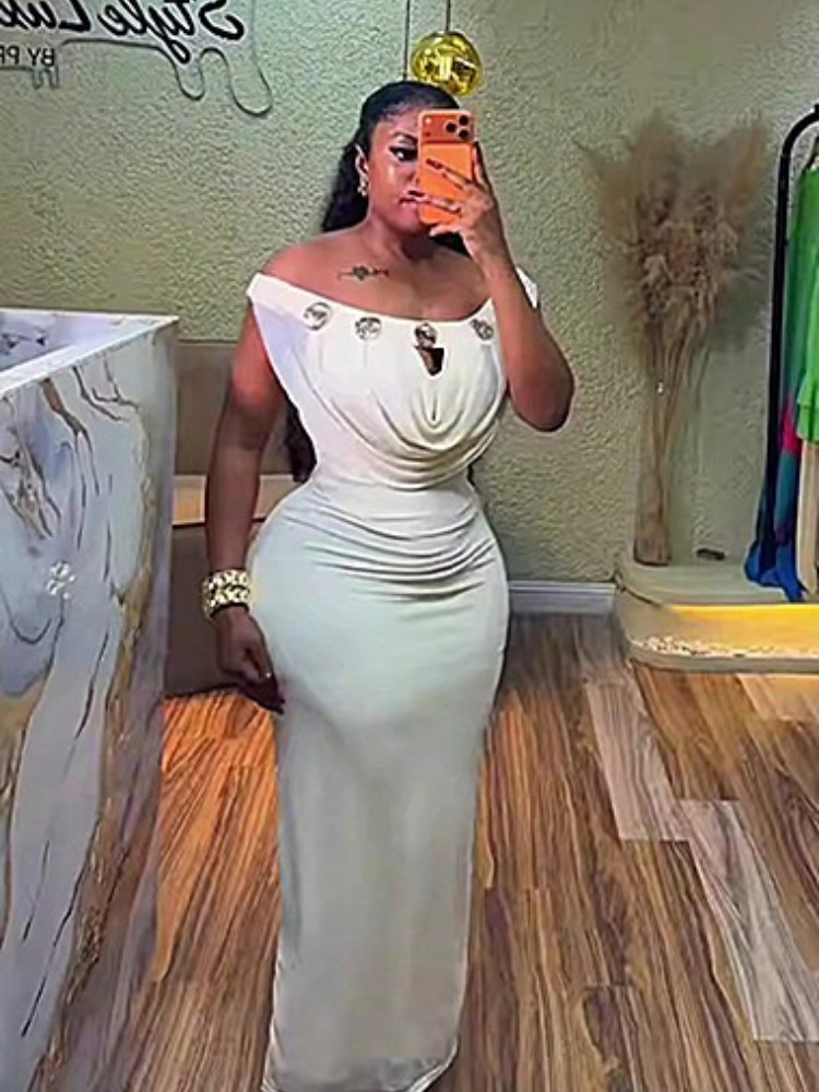 Long Dress Women Off Shoulder  - Wrap Dress Work reseña y precio