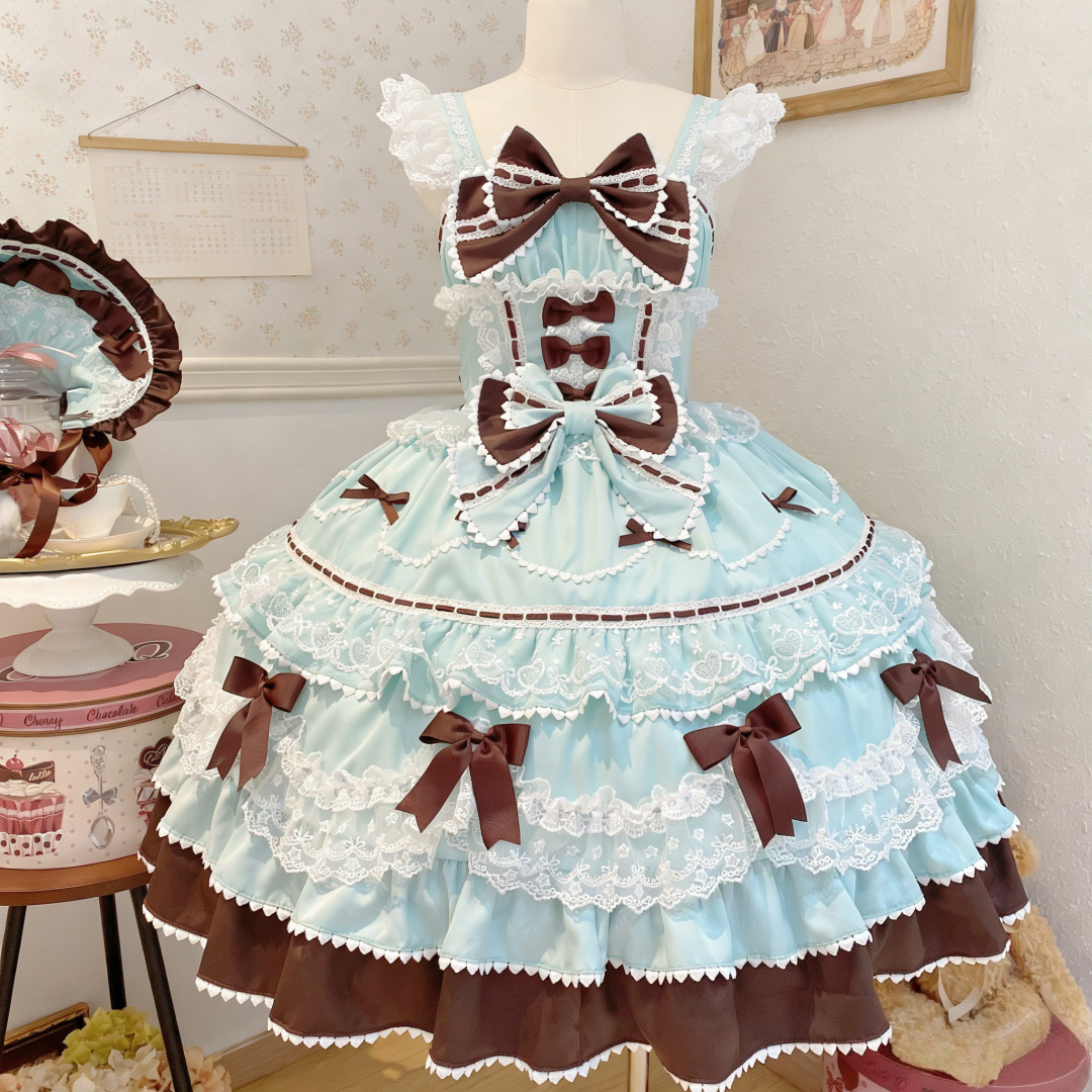 Japanese Cosplay Lolita 2 Piec - Shift Dress Sleeveless reseña y precio
