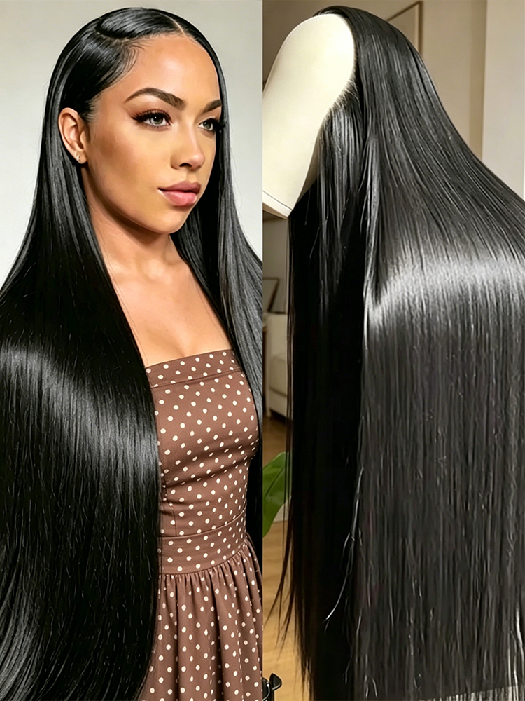 30 42 Inch 250% Bone Straight  - Formal Wear Hairstyles For Women reseña y precio