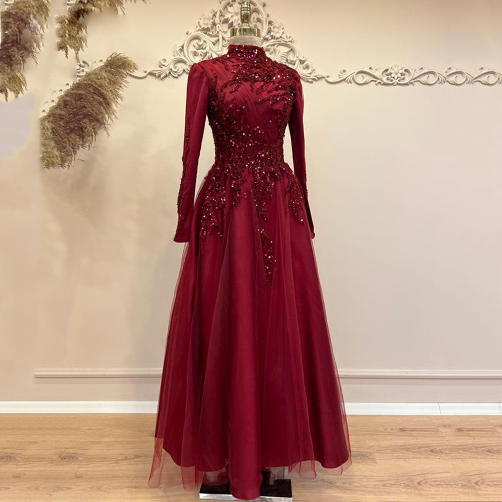 Beads Ankle Length A Line Prom - Formal Wear Gowns For Women reseña y precio