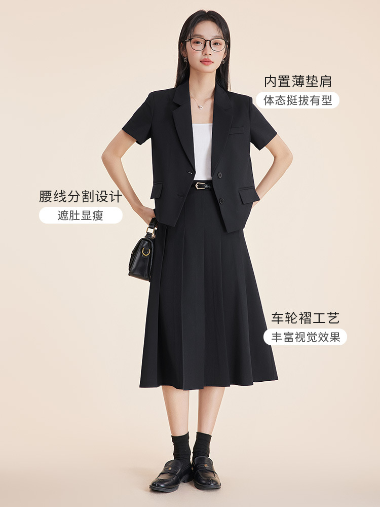Gray women's suit set for autu - Women'S Formal Wear Petite reseña y precio