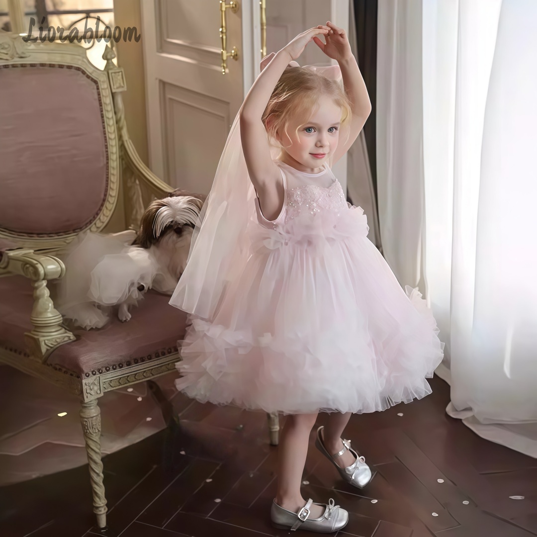Girls' Tulle Gown Layered Skir - Formal Wear Gowns For Women reseña y precio
