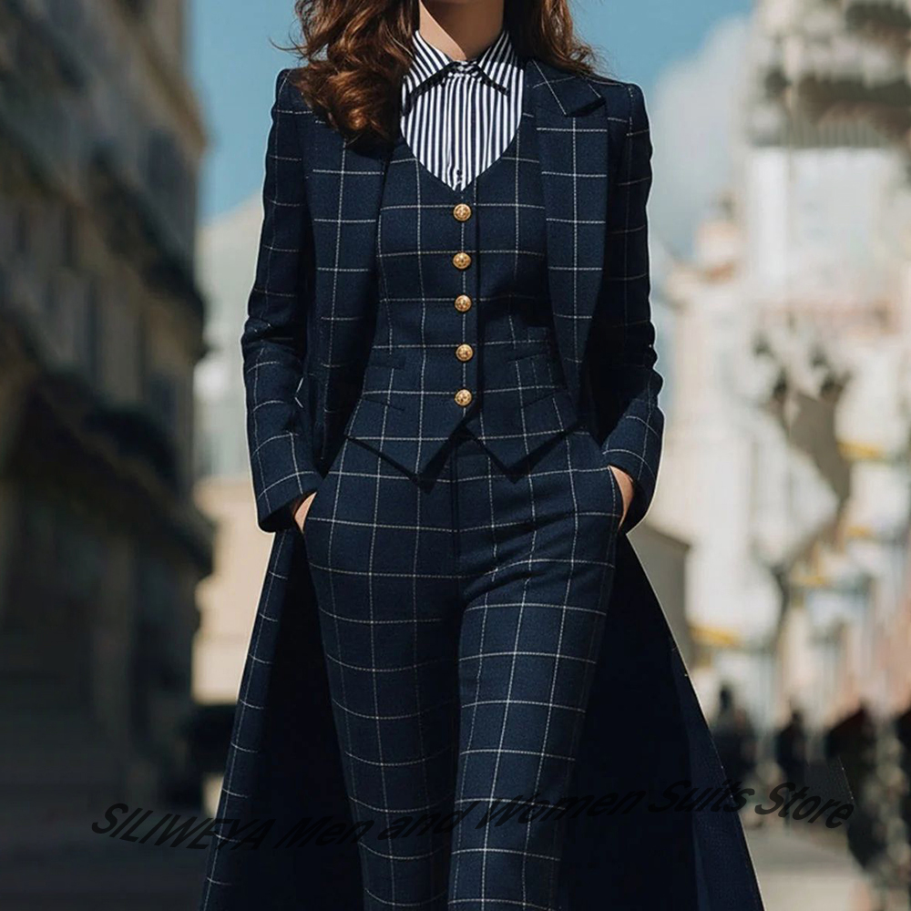 Sophisticated Navy Blue Women' - Women'S Office Formal Wear For Ladies reseña y precio