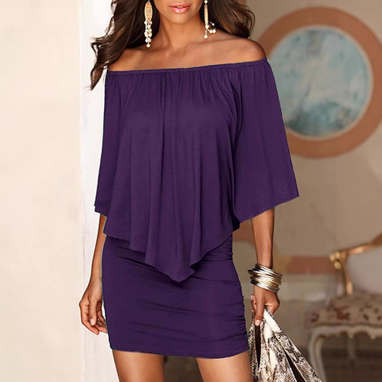 Dress Women Short Dresses Vest - Wrap Dress Work reseña y precio