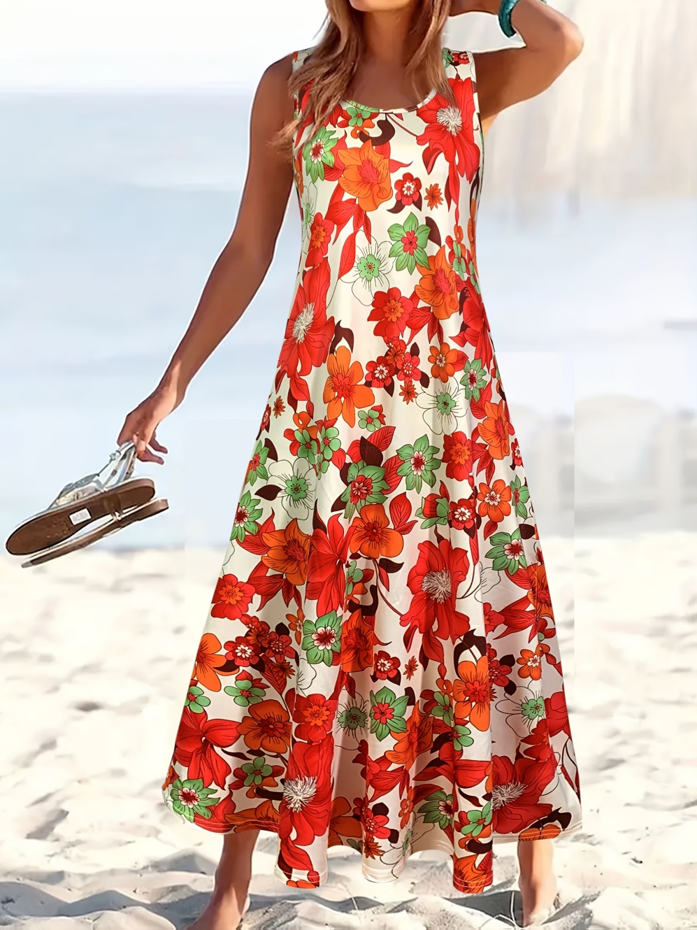 Floral Women's Casual Dresses  - Formal Wear Gowns For Women reseña y precio
