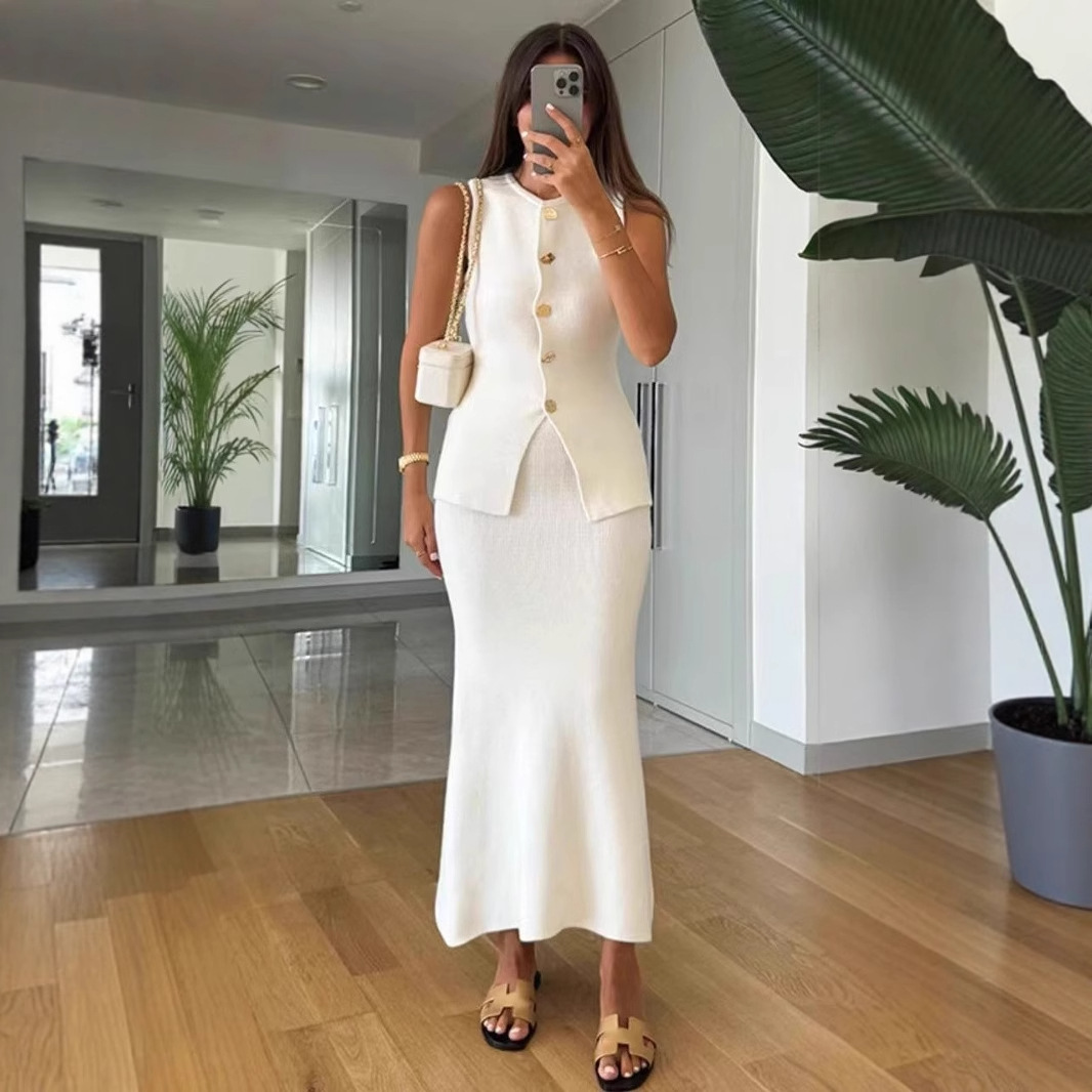 Round-neck Single-breasted Sle - Women'S Office Formal Wear For Ladies reseña y precio
