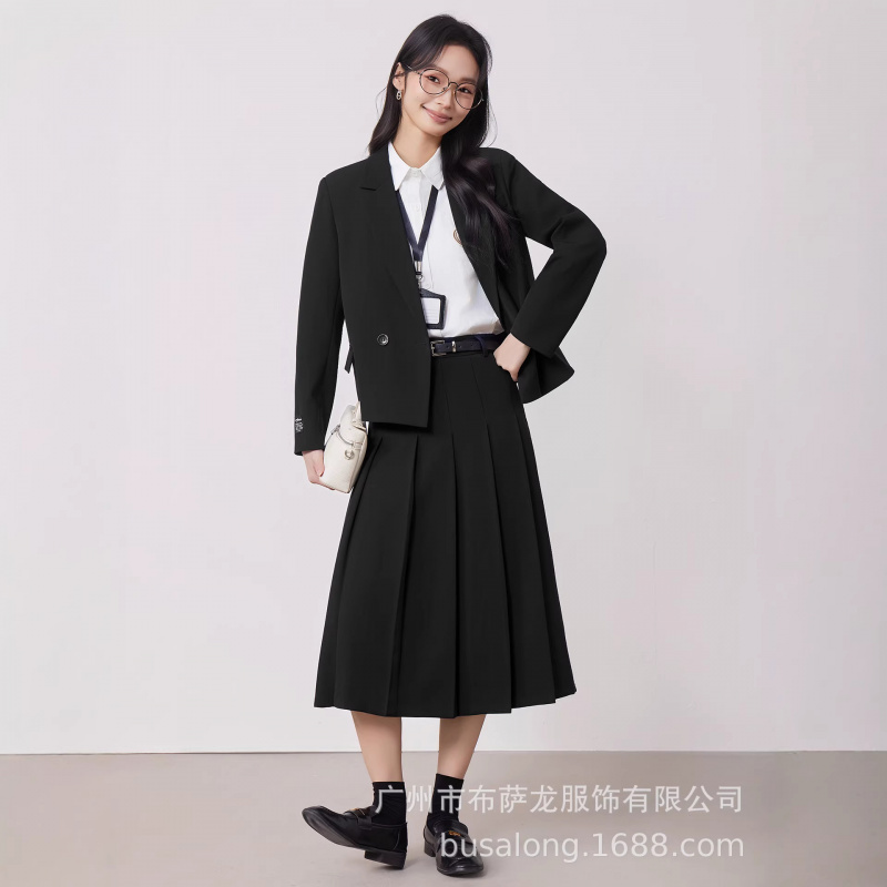 Gray women's suit set for spri - Women'S Formal Wear Petite reseña y precio