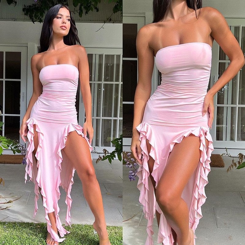 Classic One Shoulder Wrap Ches - Wrap Dress Work reseña y precio