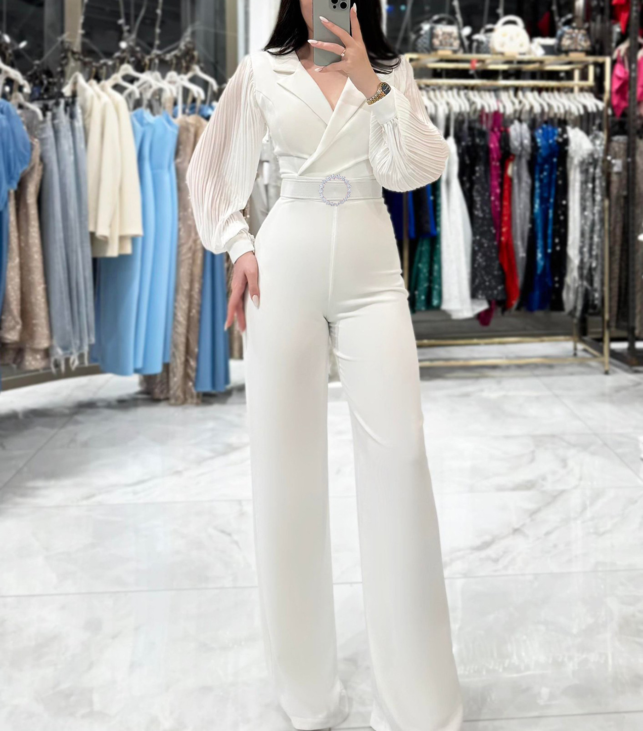 Fashion Party Jumpsuit Elegant - Women Formal Wear Pants reseña y precio
