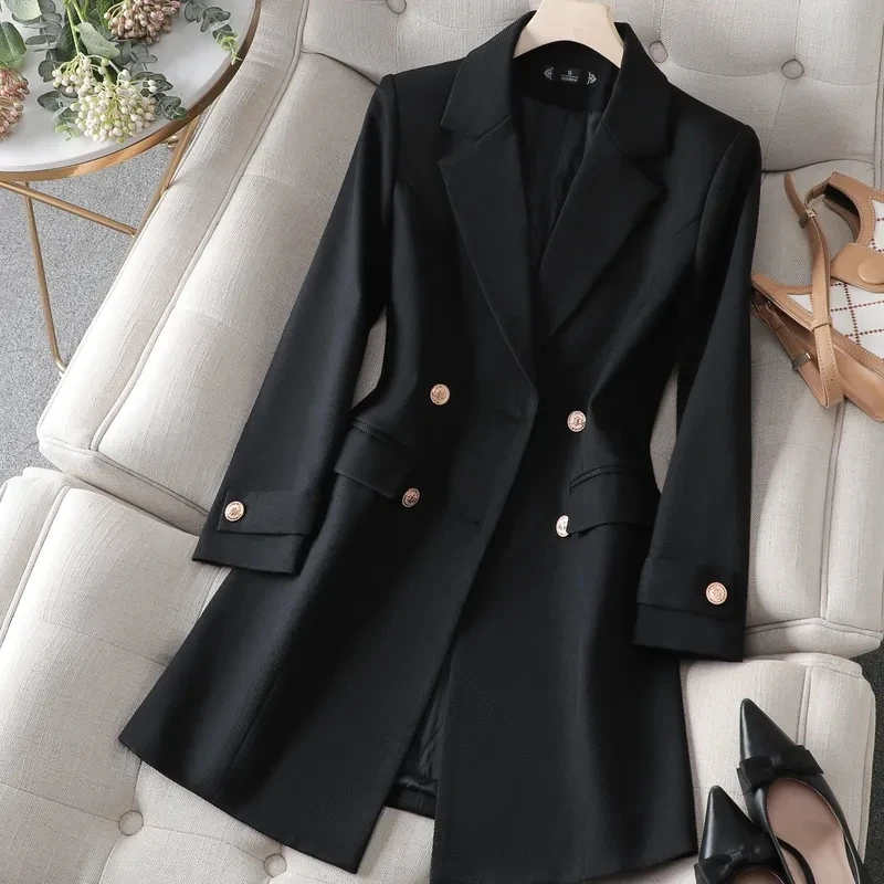 Autumn Winter Jacket Women Lon - Women'S Office Formal Wear For Ladies reseña y precio
