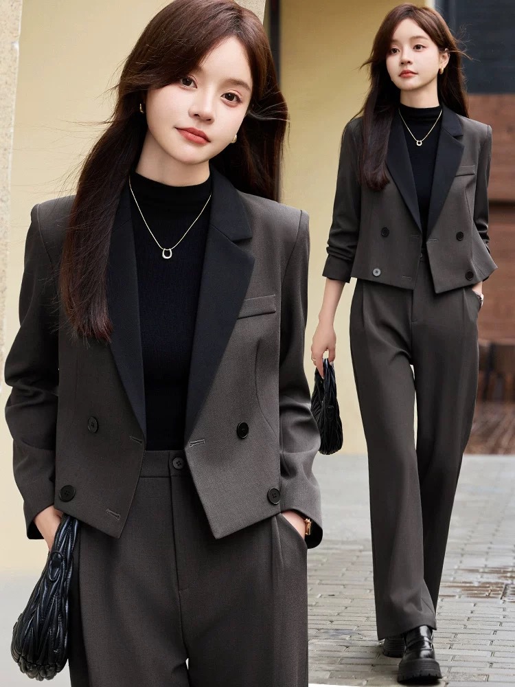 Gray short blazer for women, n - Women'S Office Formal Wear For Ladies reseña y precio