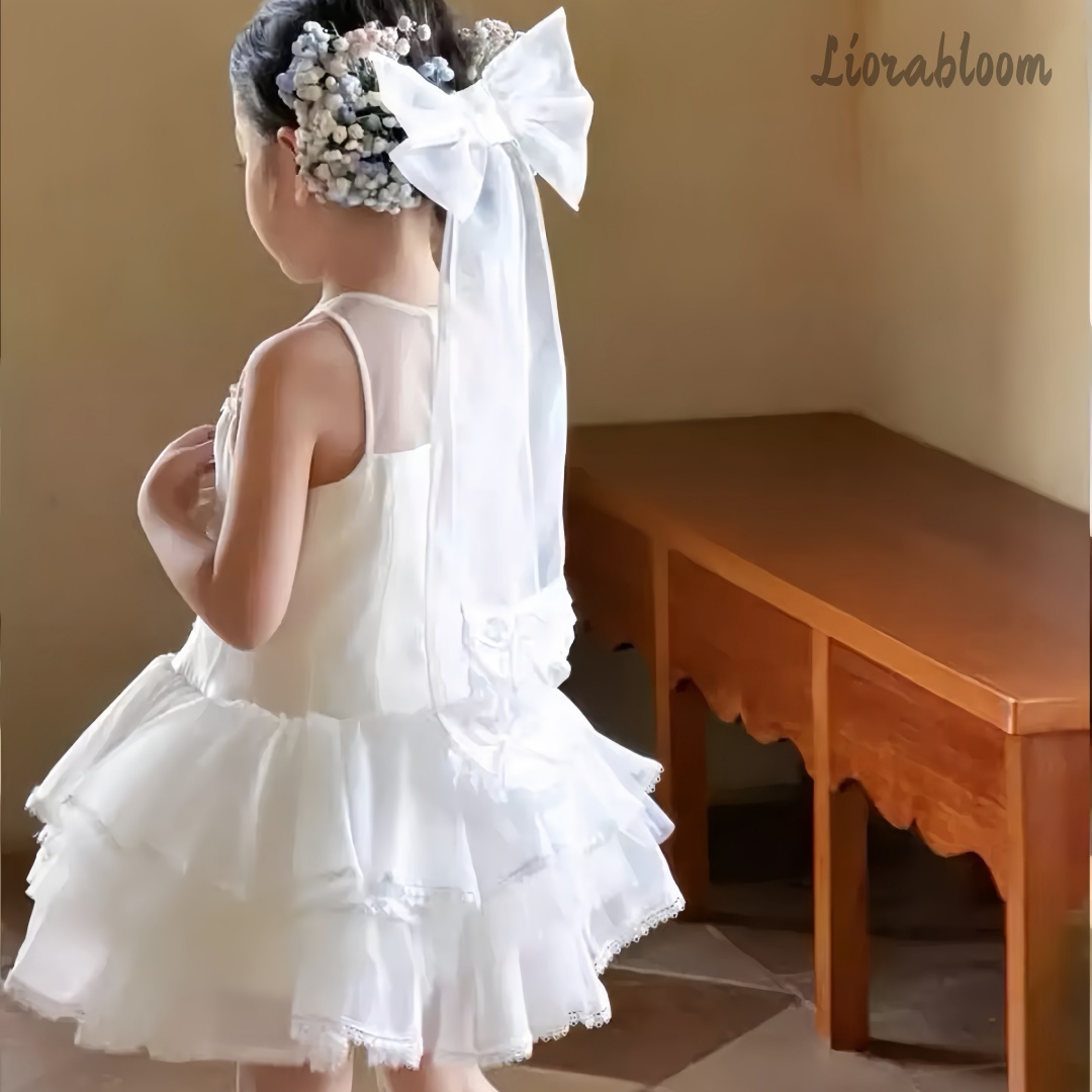 Girls' White Embroidered Forma - Formal Wear Gowns For Women reseña y precio