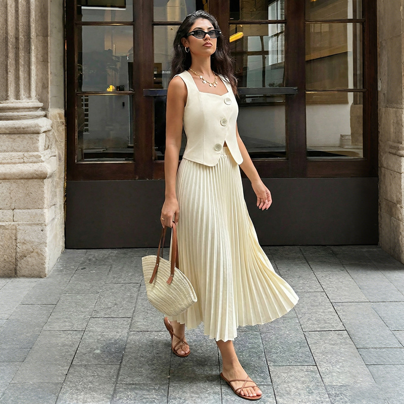 Two Pieces Women Dress Sets So - Shift Dress Sleeveless reseña y precio