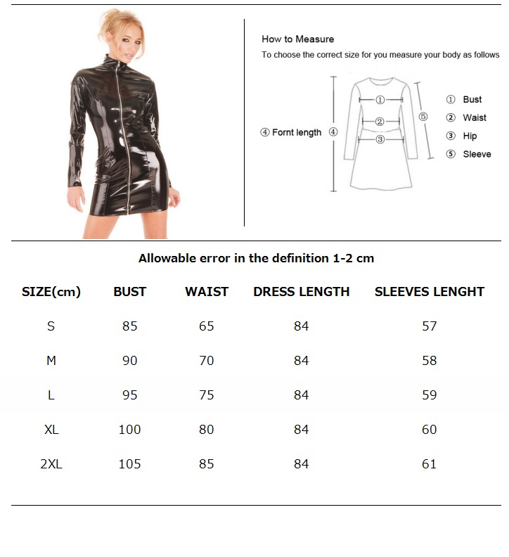 Adult Women's PVC Long Sleeve  - Formal Wear Gowns For Women reseña y precio