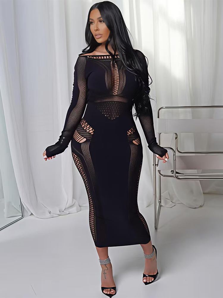 Women's Sexy Mesh Dress Long S - Formal Wear Gowns For Women reseña y precio