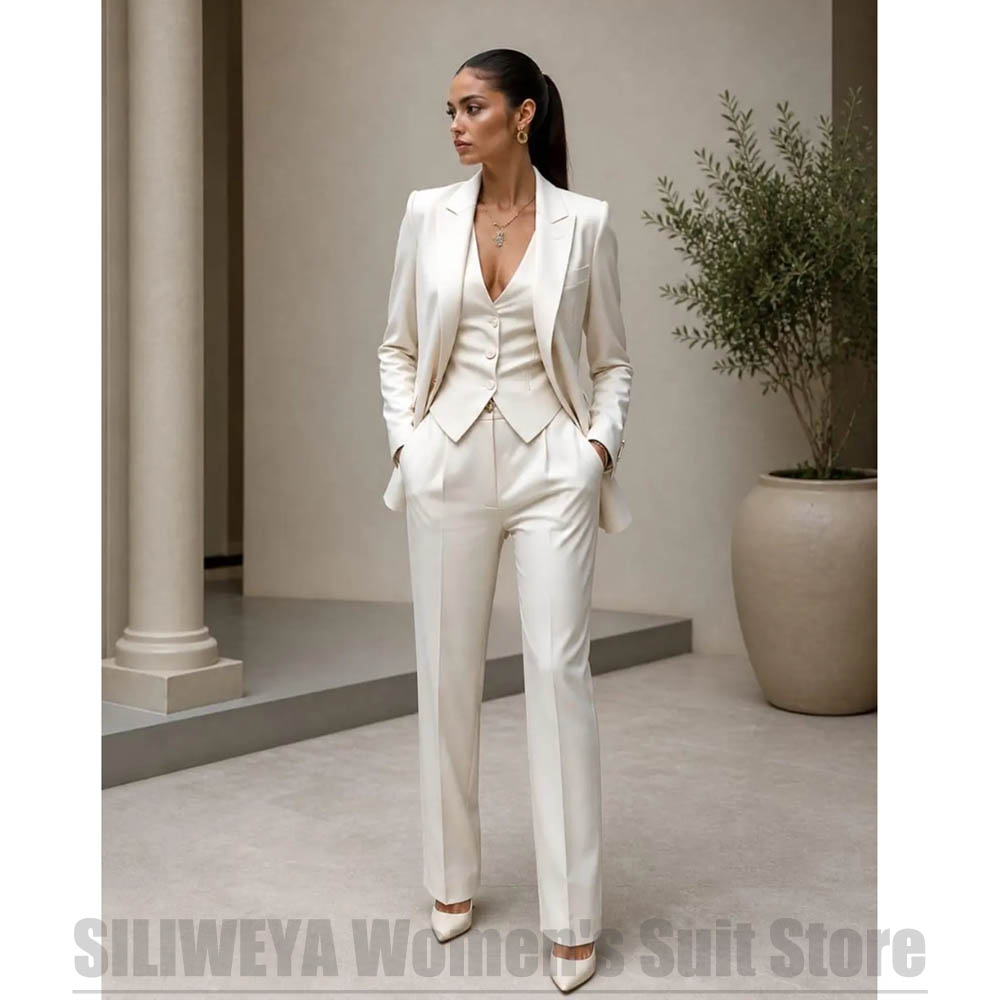 Women 3 Piece Suit Set Blazer  - Women'S Office Formal Wear For Ladies reseña y precio