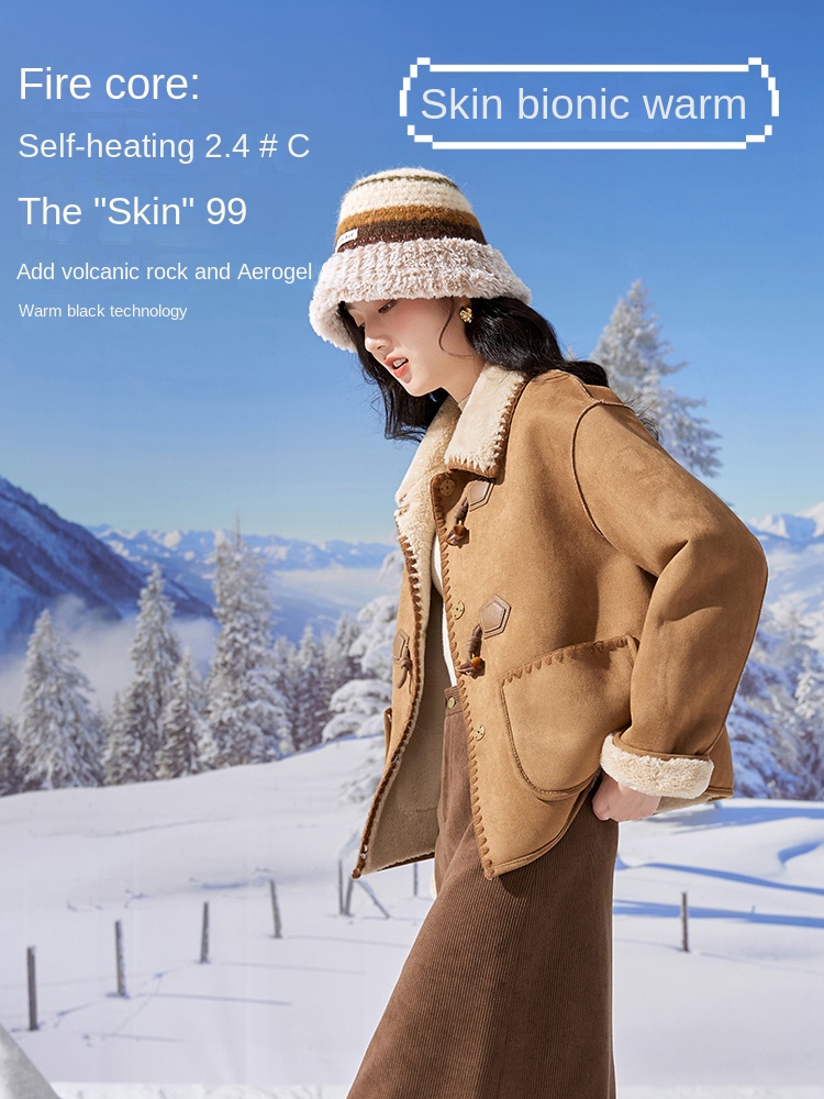 Suede short coat for women's w - Women'S Formal Wear Petite reseña y precio